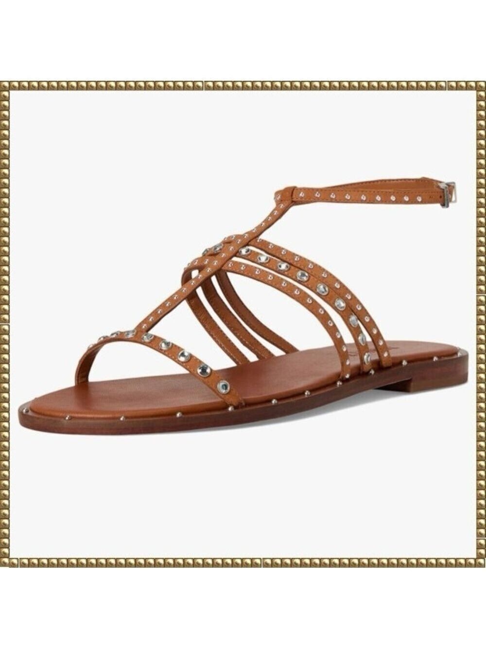 Schutz Isidora Gladiator Sandal Brown Size 8